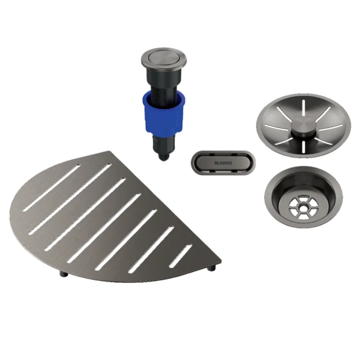BLANCO BUNDLE OOVALON komponente Saten Platinum