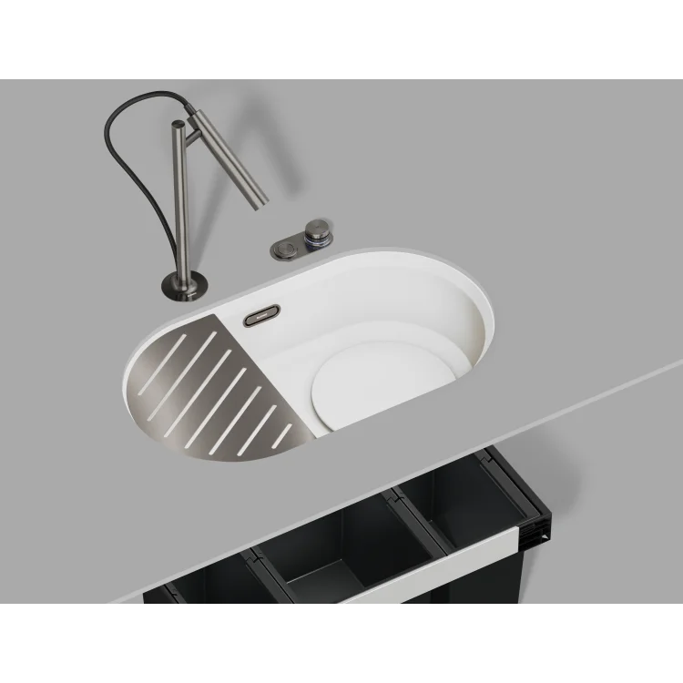BLANCO OOVALON 700-U mystic black - Slika 4
