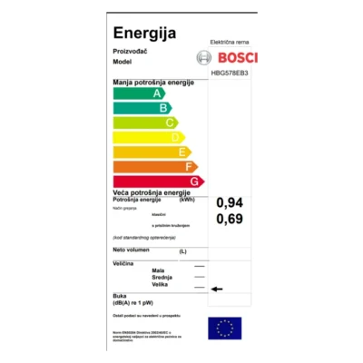BOSCH rerna HBG278BB3 - Slika 7