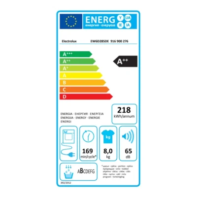 Electrolux mašina za sušenje veša EW6D285DE