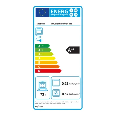 Electrolux rerna EOC9P3XH