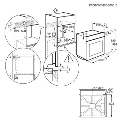 Electrolux rerna EOF5C50Z (TMD) - Slika 6