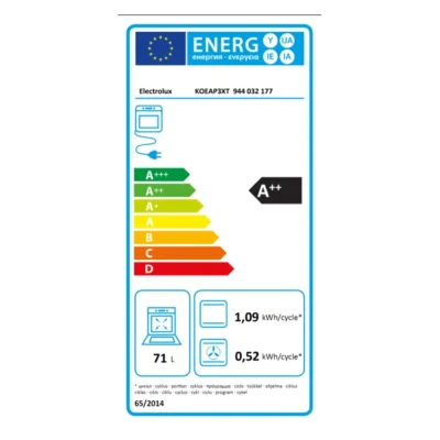 Electrolux rerna KOEAP3XT